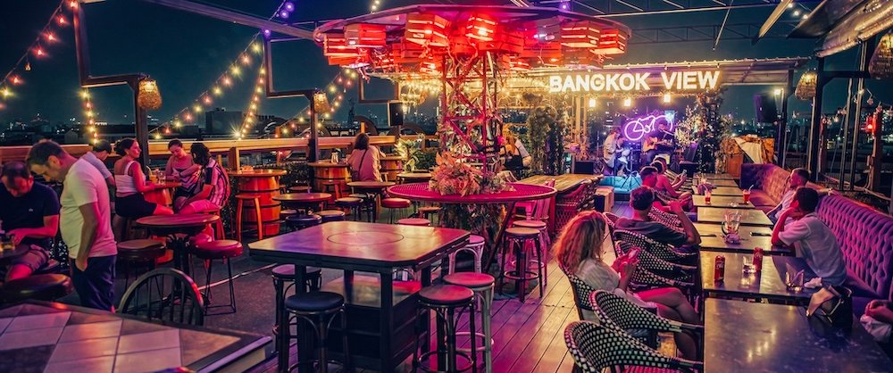 Rocco Bangkok View Rooftop Bar - Bangkok best rooftop bars