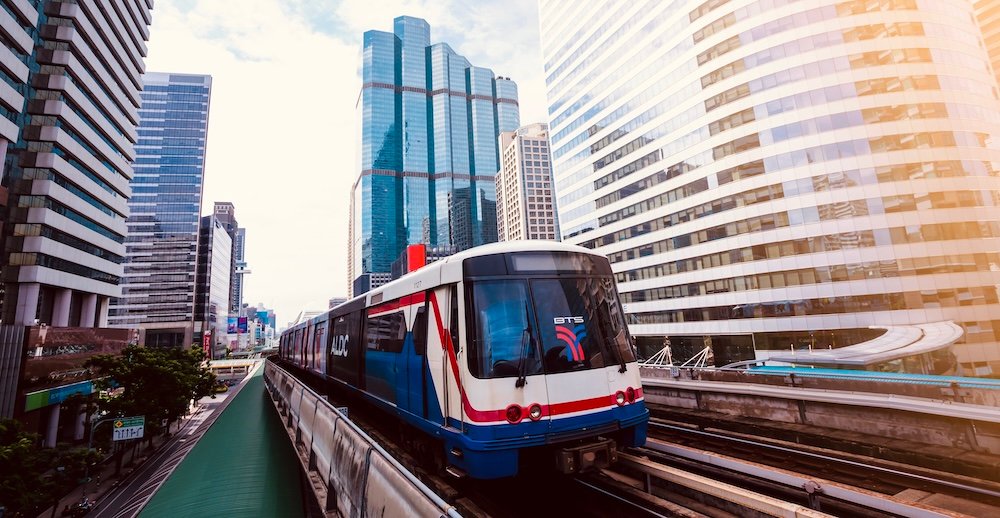 Getting Around Bangkok - BTS Skytrain - Thailand