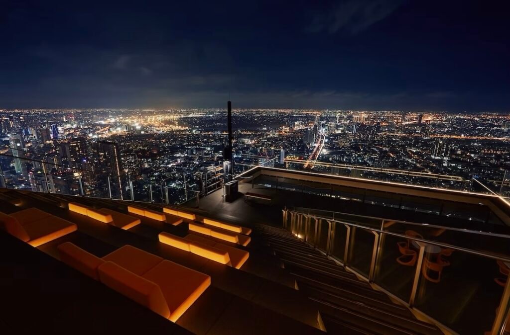 Sky Beach Rooftop Bar at Mahanakhon Tower Bangkok