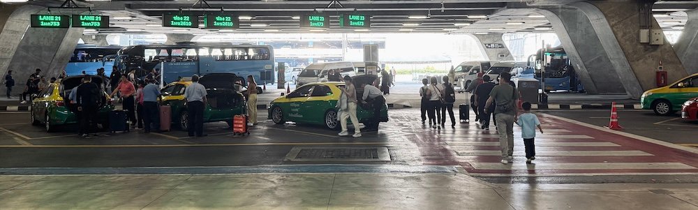 Taxis at Bangkok Airport BKK